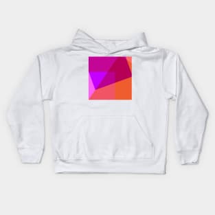 Cubist Block Pattern Kids Hoodie